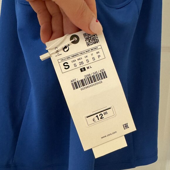 Zara Strappy Back Camisole – Effortless & Chic (Size S, Royal Blue) - Picture 3 of 3